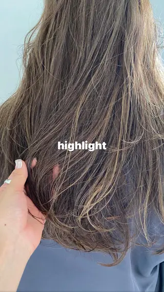 ロング カラー ヘアアレンジ ニュアンスヘア🌔 nanakoのヘアスタイル