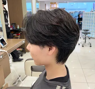 ショート パーマ メンズ 【メンズ特化】 池田大成✂︎のヘアスタイル