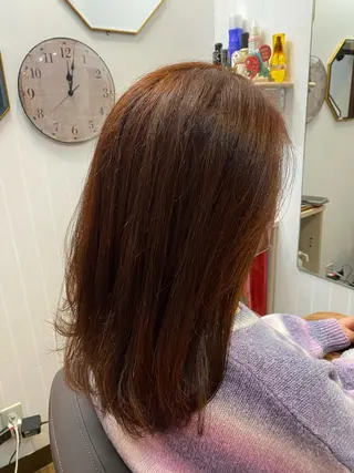 セミロング カラー m walk エム ウォークのヘアスタイル