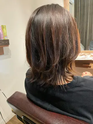 ミディアム soin erinaのヘアスタイル