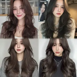 ロング カラー 🎀韓国レイヤー YURINA🎀のヘアスタイル