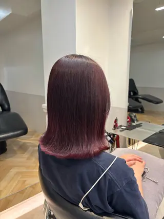 ミディアム 🎀クロスパーマ／ ボブ🎀MOMONAのヘアスタイル