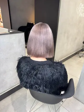 カラー LENA🎀 ハイトーン/エクステのヘアスタイル
