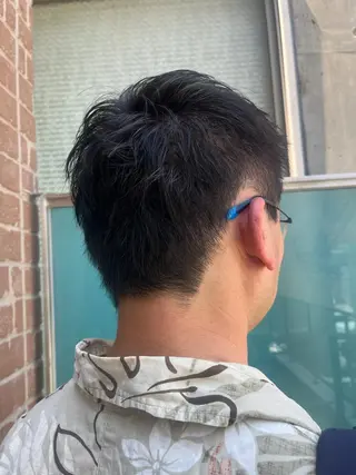 ショート カラー パーマ ヘアアレンジ メンズ キッズ ネイル マツエク・マツパ アイブロウ 久木原 ゆりのヘアスタイル