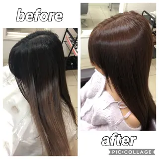 ロング カラー 🫧髪質改善×艶髪 🫧根本泰成🫧のヘアスタイル