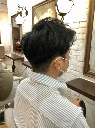 ショート メンズ 鷺沼駅徒歩1分 キシタクのヘアスタイル