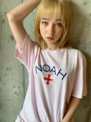 セミロング 透明感カラー🌿ボブ ✨飛田　ケイのヘアスタイル