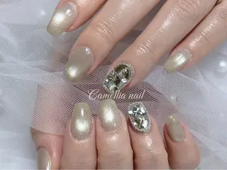 ネイル Camellia 長さだし& デザインのネイルデザイン