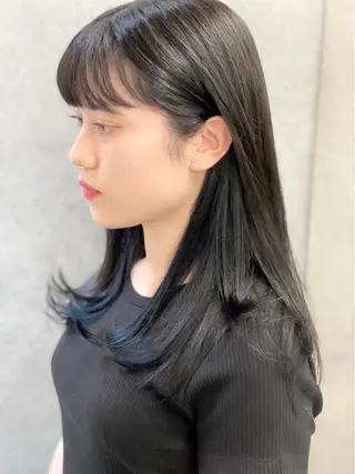 ミディアム カラー 原宿アンリ 山下卓也のヘアスタイル