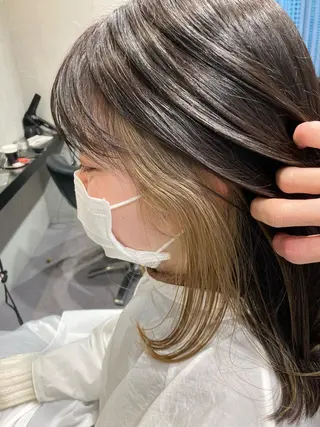 カラー 豊中/メンズ特化 岡田 龍之介のヘアスタイル