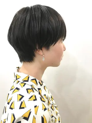 ショート カラー ショートヘア、ボブ こやさん　コヤマのヘアスタイル