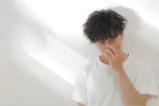 パーマ メンズ メンズパーマ 副店長ユウタのヘアスタイル
