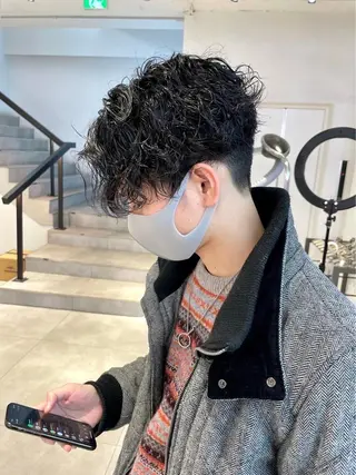 パーマ メンズ トレンドパーマ‼️ NAOKI💥のヘアスタイル