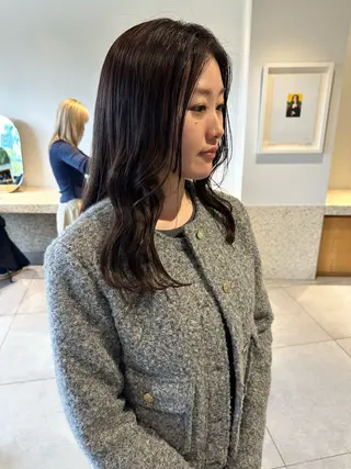 セミロング 和田 あおいのヘアスタイル