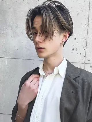 ショート メンズ ナチュラル×色気パ ーマ 渋谷/マナミのヘアスタイル