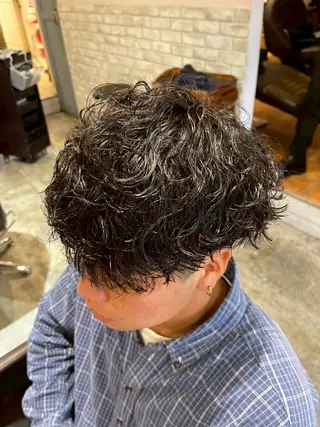 パーマ メンズ メンズカット パーマ特化  清士郎のヘアスタイル