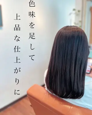 セミロング ナチュラルオーブン 大村店🍀深松孝枝のヘアスタイル
