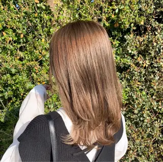 ミディアム カラー Agnos 青山/ saya🌼のヘアスタイル