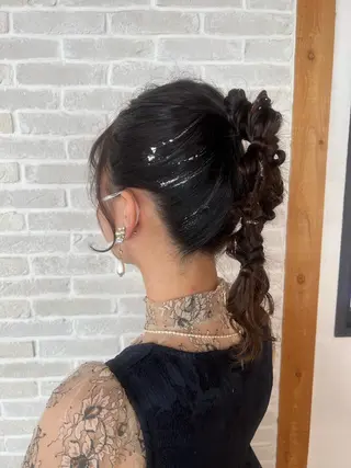 ロング ヘアアレンジ Topstylist YUKIのヘアスタイル