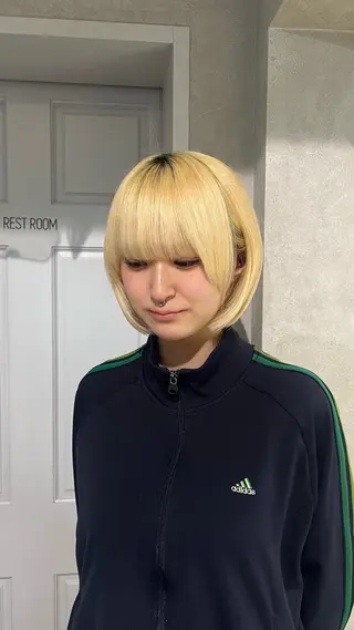 ショート レイヤー/艶カラー/ KIHO🥥︎のヘアスタイル