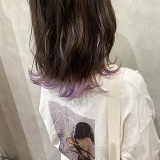 ミディアム カラー 坂井田 浩樹のヘアスタイル