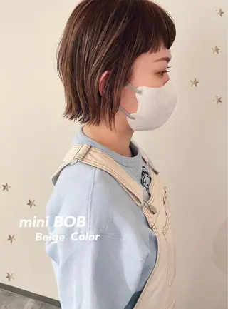 ショート カラー 市川 千夏のヘアスタイル