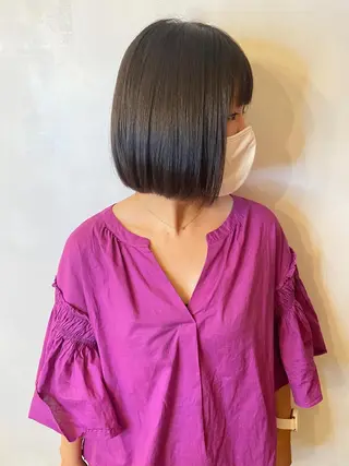 ミディアム 藤田 遼のヘアスタイル