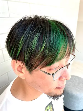 メンズ 大阪 美容師 林のヘアスタイル