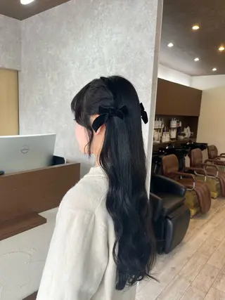 ロング カラー 村田梨乃/ minim hairのヘアスタイル