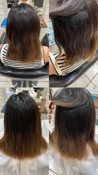 ミディアム 🌼 misaki 🌼のヘアスタイル