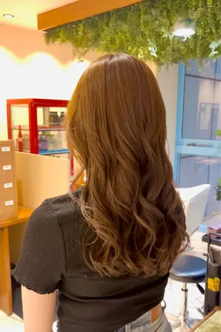 ロング カラー 山口 陸のヘアスタイル