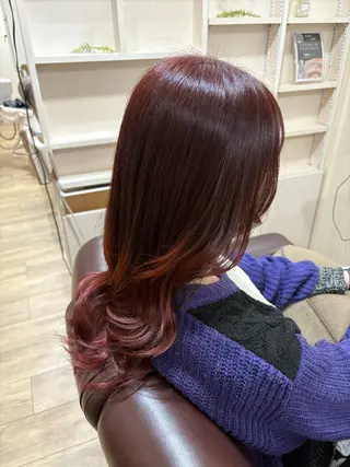 ロング カラー remix 詩音のヘアスタイル