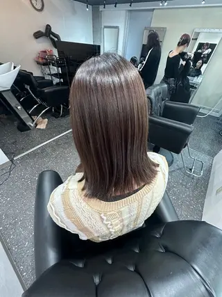 ミディアム パーマ 髪質改善⭐️縮毛矯正 中野⭐️Rinaのヘアスタイル