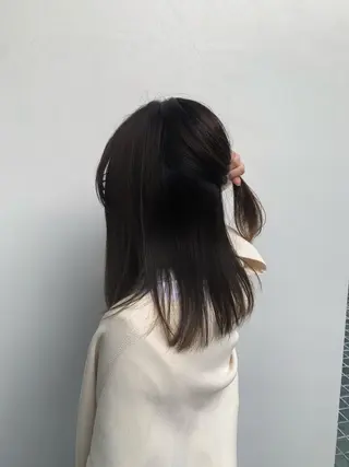 ミディアム カラー パーマ ヘアアレンジ 🌈インナーカラー ‘ショウマ’🌈のヘアスタイル