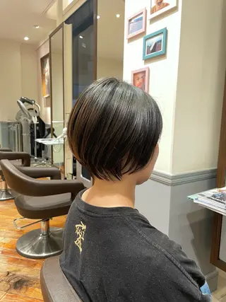 ショート 大阪梅田/ショート ボブ/イナバリヤトのヘアスタイル