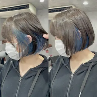 ショート カラー ウルフ/デザイン/ 大阪/タカハシユウキのヘアスタイル