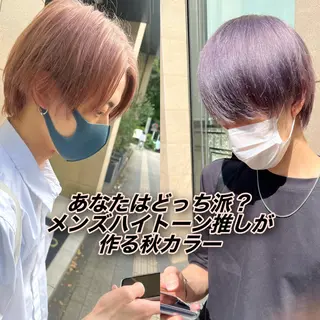 ショート カラー メンズ メンズカット松戸/韓 国/メンズパーマ航太のヘアスタイル