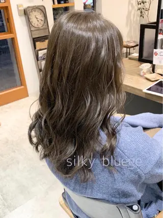 セミロング カラー ヘアアレンジ 似合わせレイヤー/ 美髪縮毛矯正/ミナエのヘアスタイル