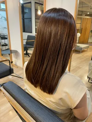 ロング 長瀬 友樹のヘアスタイル