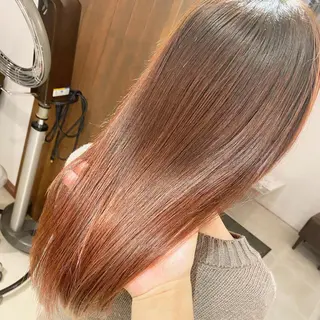 セミロング 髪質改善特化 安東駿介のヘアスタイル