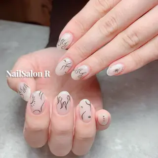 ネイル NailSalonR 宮里のネイルデザイン