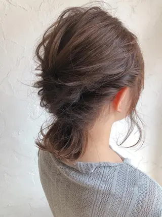ミディアム カラー ヘアアレンジ tocca八王子 AYAKAのヘアスタイル