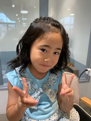 ミディアム キッズ stylist N0Nのヘアスタイル