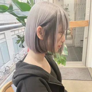 ミディアム カラー 圧倒的なケアブリーチ /髪質改善🩵松田のヘアスタイル