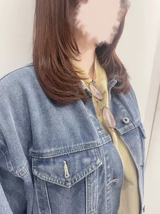 ミディアム ルプラボウ/ 聖花/透明感カラーのヘアスタイル