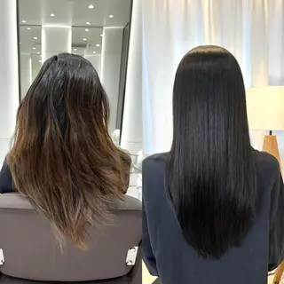 ロング EIGHT plum TOKIOリミテッドのヘアスタイル