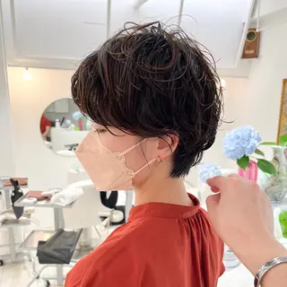 ショート パーマ Memories 銀座のヘアスタイル
