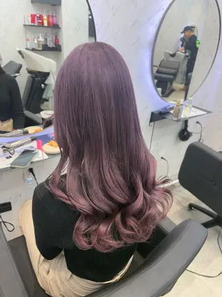 ロング カラー 韓国ヘア🎀 /♡𝓝𝓸𝓪♡のヘアスタイル