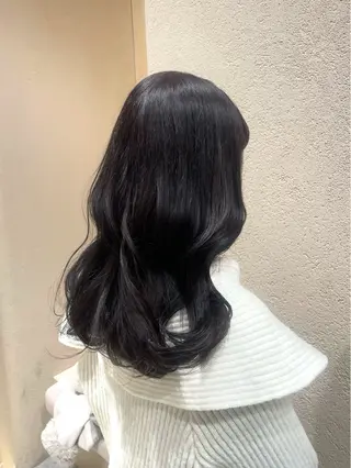 ミディアム 暖色系カラー/オリー ブカラー💚宮城のヘアスタイル