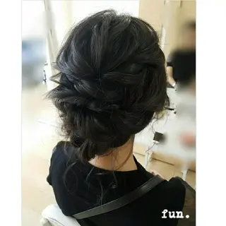 ミディアム ヘアアレンジ fun./ヘアセット /エクステ/着付のその他イメージ